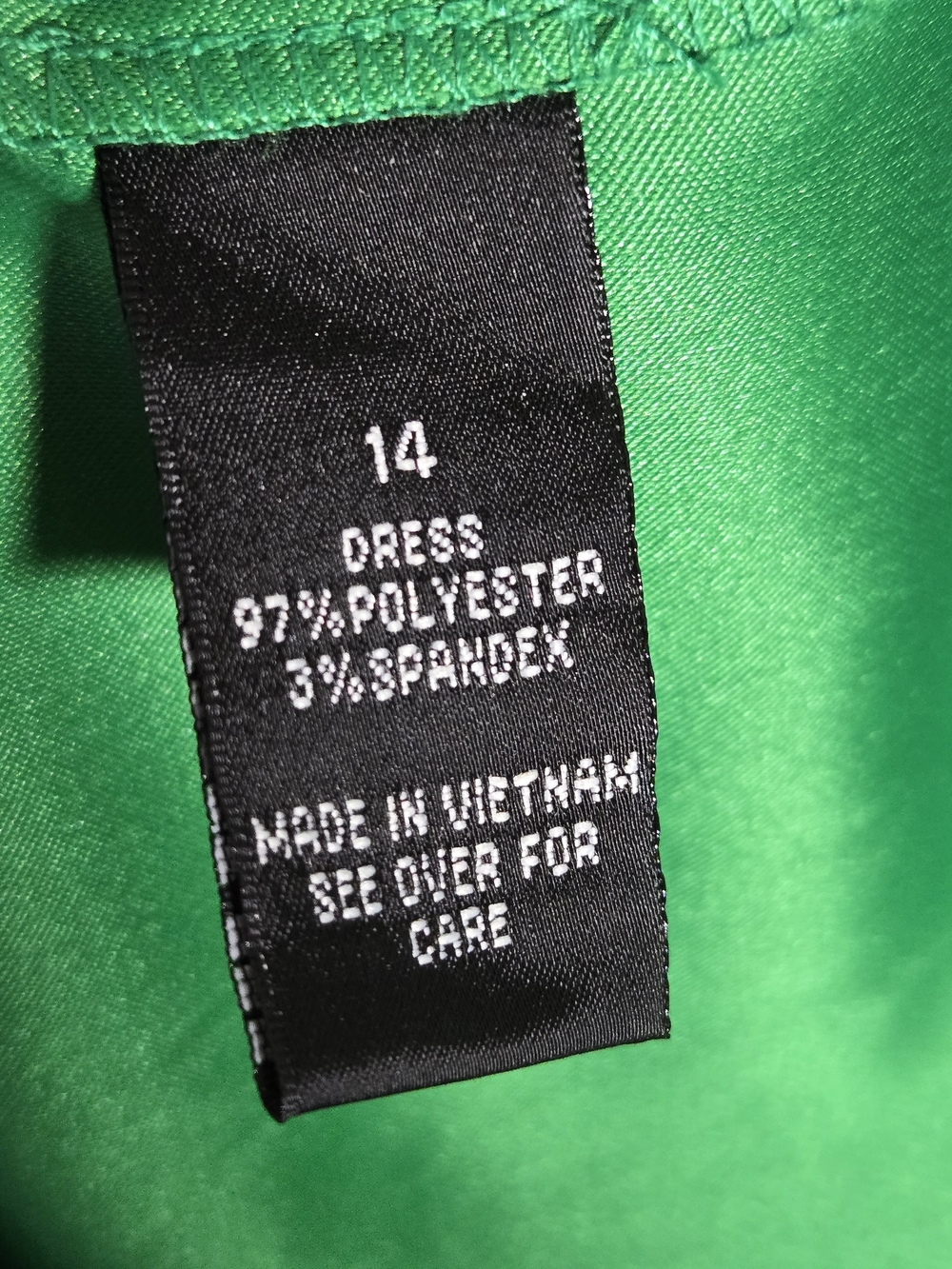 ALYX Green Sheath Dress Size 14 Cap Sleeve Career Cocktail Midi Dress - Picture 5 of 6